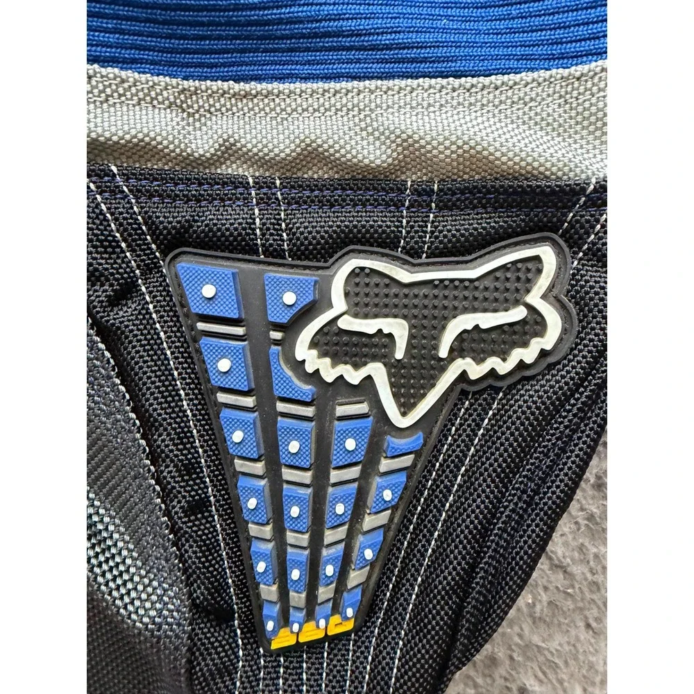 Vintage Y2k Fox Racing 360 Performance Motocross Pants Blue Black Mens Size 38